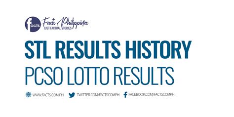 stl numbers meaning|STL Result History.